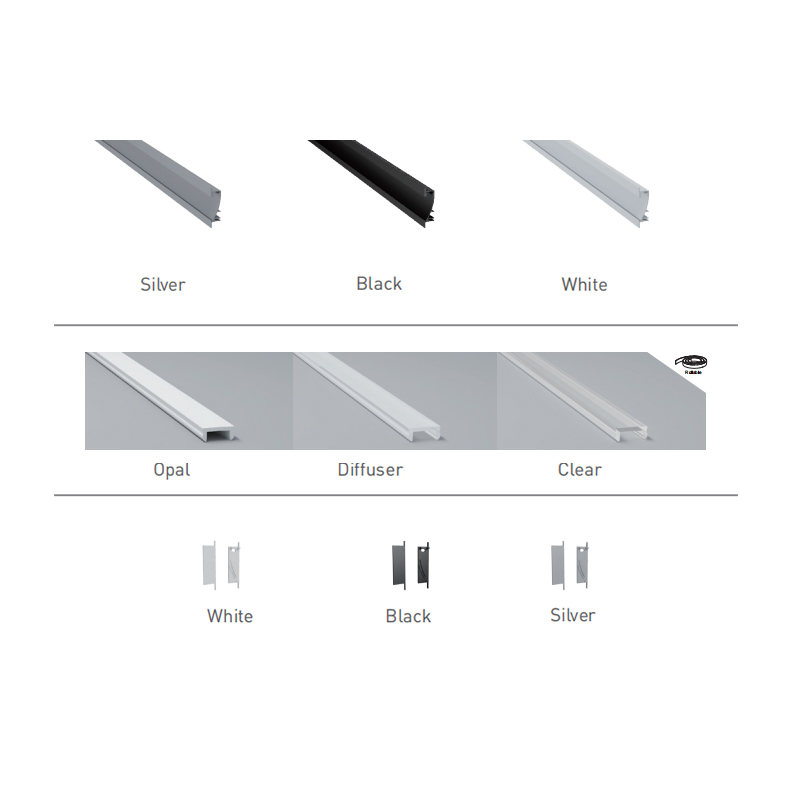 Recessed Drywall LED Strip Channel For 10mm LED Tape Lighting Recessed Drywall LED Strip Channel For 10mm LED Tape Lighting